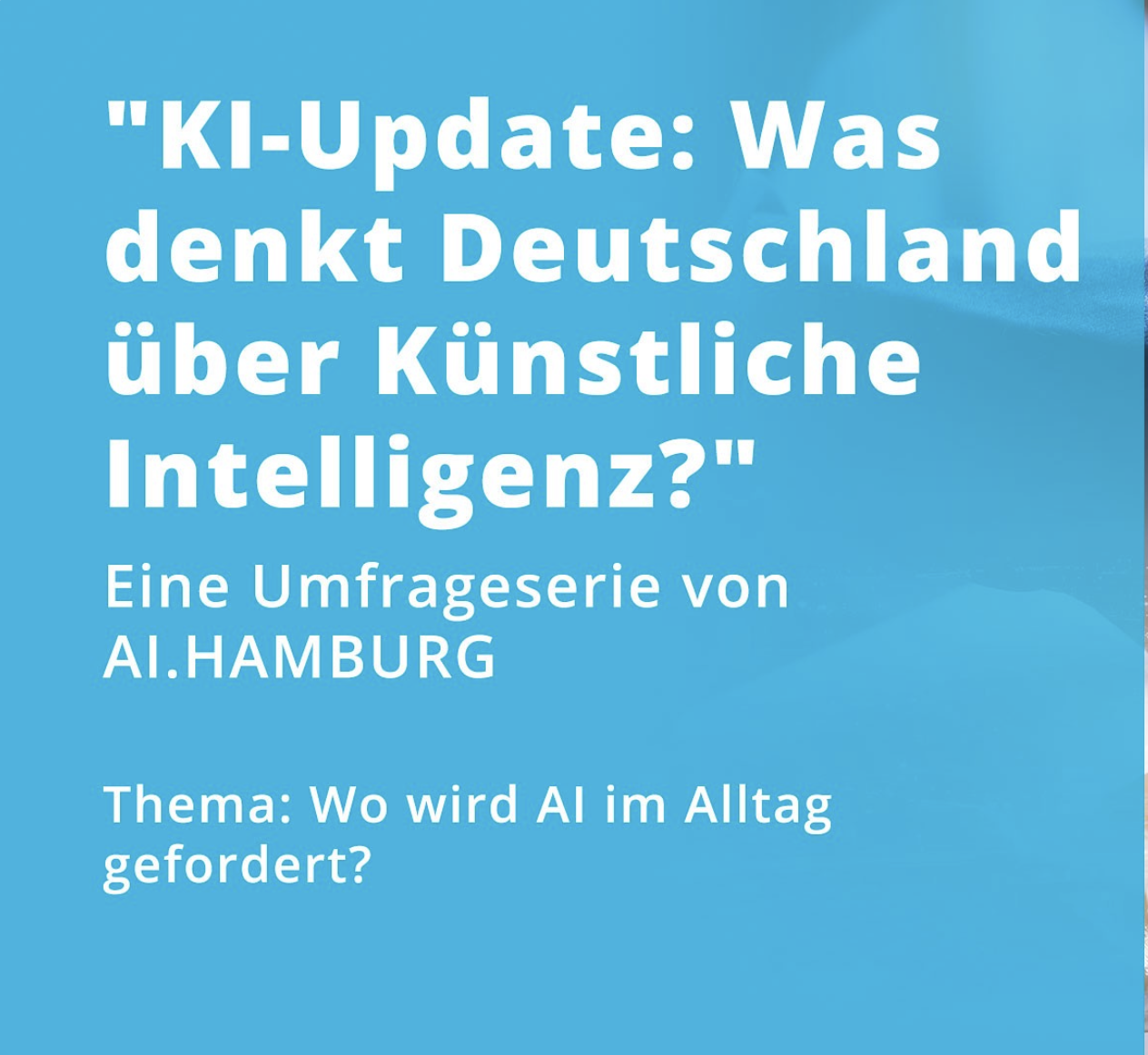 KI-Update Nr. 4. Künstliche Intelligenz im Alltag. Mit AI.HAMBURG